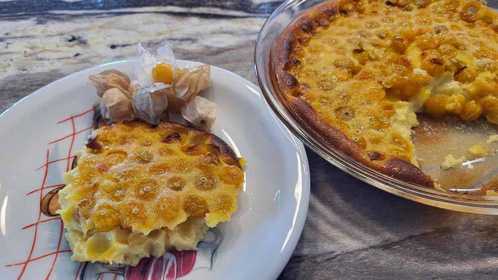 Clafoutis aux cerises de terre